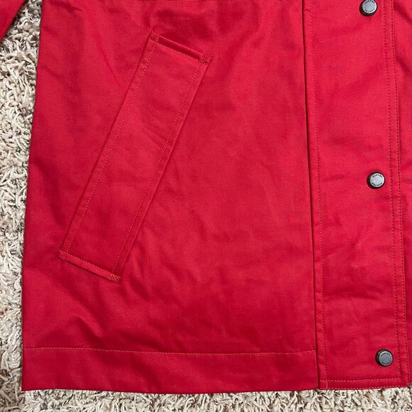 NEW HUNTER Women’s Water Resistant Windbreaker Hooded Jacket Red, Size S/M/L - Picture 7 of 15